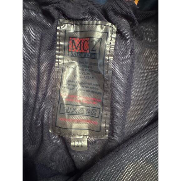 MC 2 Saint Barth Emoji smiley face boys swim trunks size 12 - Picture 13 of 15